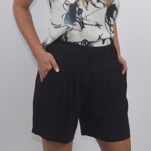 London Black Going Out Shorts